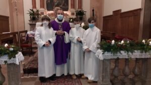 Chiara, Pietro e Tommaso Sacchet